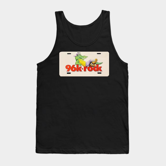 WRXK 96K Rock License Plate Tank Top by RetroZest